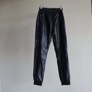 Zara Man Leather Joggers